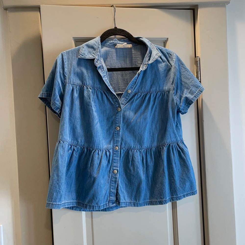 Small madewell denim button-up